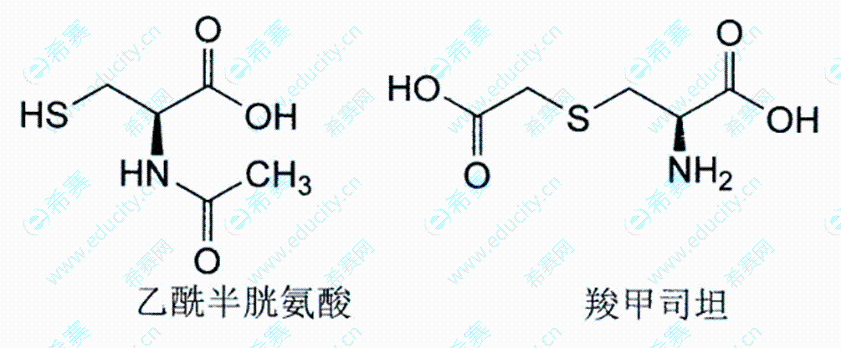 执业西药师考试高频知识点:羧甲司坦