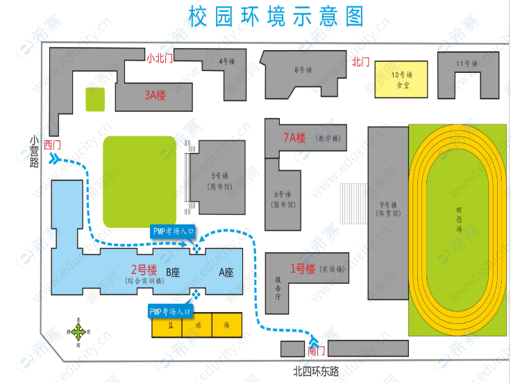 北京联合大学校本部平面图