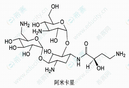 执业西药师考点学习之阿米卡星