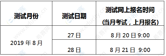 2019年8月云南普通话水平测试时间