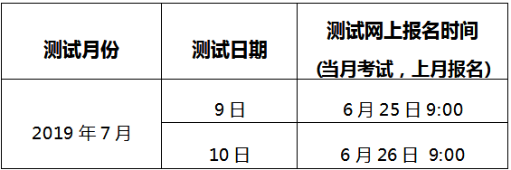 云南2019年7月普通话水平测试时间